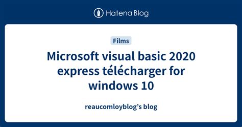 Download Visual Basic 2020 的图像结果