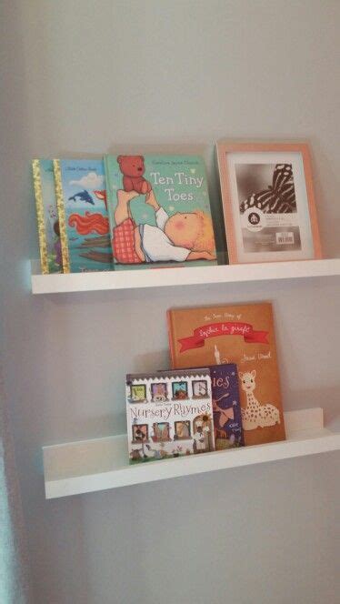 Ikea shelves for baby books and picture frame | Ikea shelves, Picture frames, Nursery