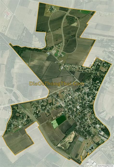 Map of Baldwin town, Louisiana - Thong Thai Real