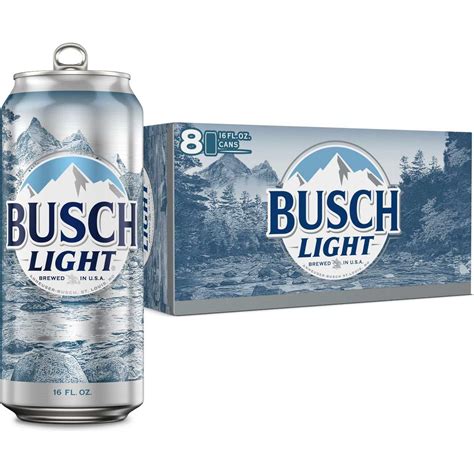 Busch Light American Lager Beer 8 pk Cans - Shop Beer at H-E-B