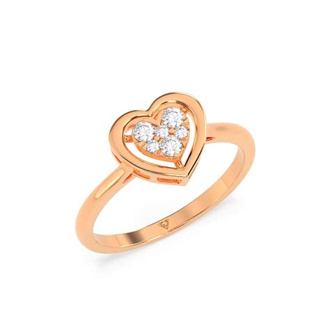 0.15 CT Luminous LOVE Diamond RING – Godahari Dev Jewells