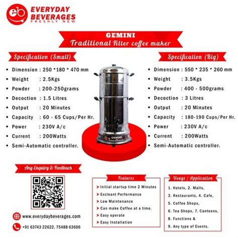 Coffee Maker - Manual Filter Coffee Maker Manufacturer from Chennai