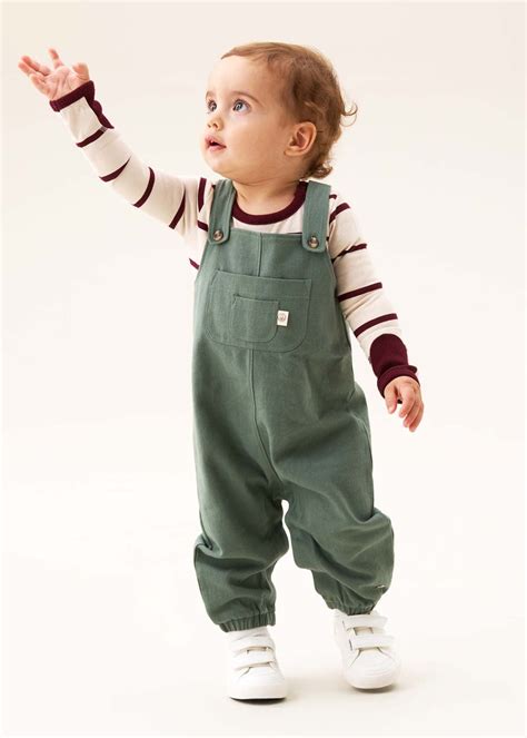Angel & Rocket Baby Boys Striped Green Clothing Set