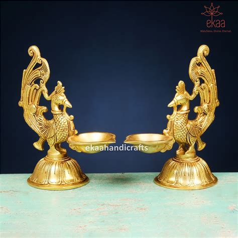 Brass Annam Bird Oil Diya Lamp – Ekaa Handicrafts