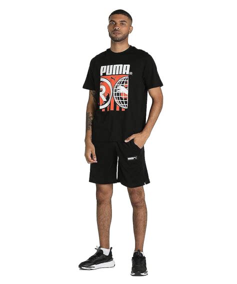 Puma Men's Bermuda Shorts (58303301_Black : Amazon.in: Clothing ...