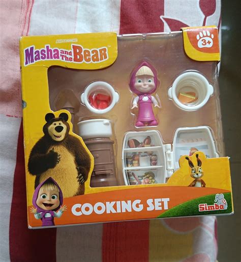 Buy Masha and the Bear Mini Cooking Set By Fratelli Masha Doll Playset ...