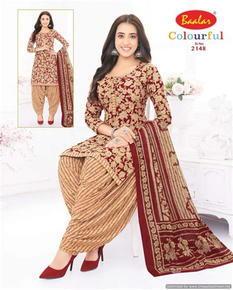 Baalar Colourful Vol 21 Printed Dress Material Collection