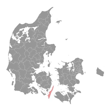 Map Of Langeland Denmark