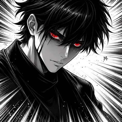 Serious manga portrait, staring directly at viewer. Intense... | Manga AI