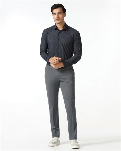 Buy Grey Techpro Solid Trouser from Explorer Collection