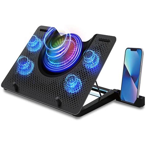 Archer Tech Lab Cooling Pad Stand for Gaming Laptop with RGB Lighting ...