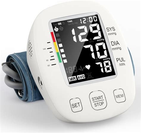 Amazon.com: Blood Pressure Monitor Upper Arm Blood Pressure Machine for ...