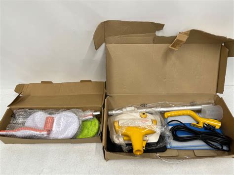 Lot # 26 HAAN FLOOR STEAMER and SANITIZER / Electric Mop Dual Spin Mop ...