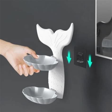 Buy Mermaid Double Layer Soap Tray Online - 99wholesale