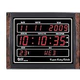 Buy Ajanta Quartz Digital Red LED Rectangle Wall Clock OLC - 105 (39.6 ...