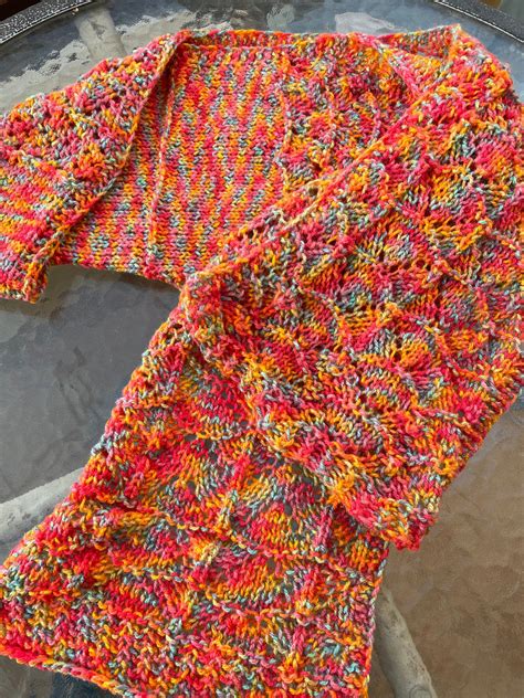 Image result for Long Loom Scarf Pattern