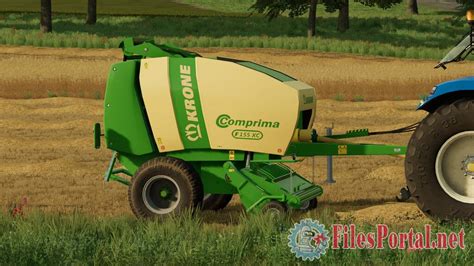 Мод тюковщик «Krone Comprima F155 XC» для FS-22