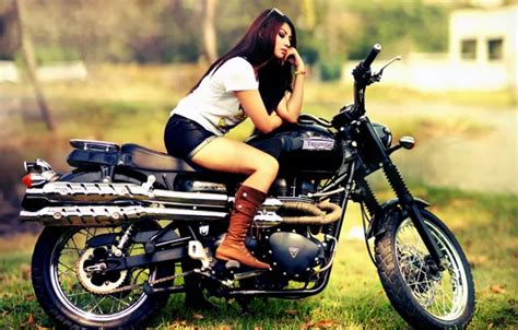 Wallpaper shorts, boots, motorcycle, Triumph, Triumph Scrambler 900 ...