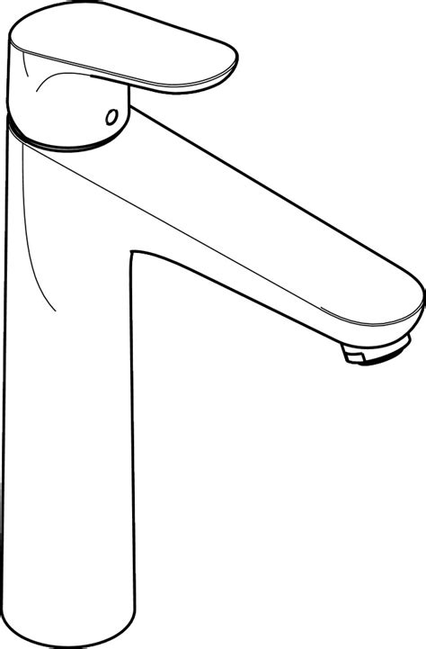 hansgrohe Washbasin mixers: Focus, Single lever basin mixer 190 without ...