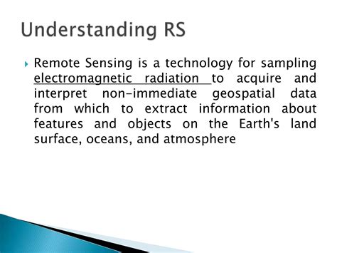 Introduction to Remote Sensing- by Wankie Richman | PPT