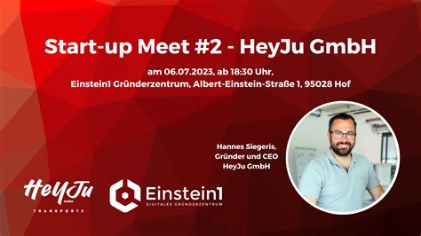 Start-up Meet #2 - HeyJu GmbH | Einstein1