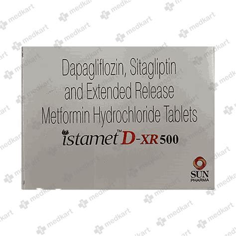 ISTAMET D XR 500MG TABLET 7'S, Price, Composition & Generic ...