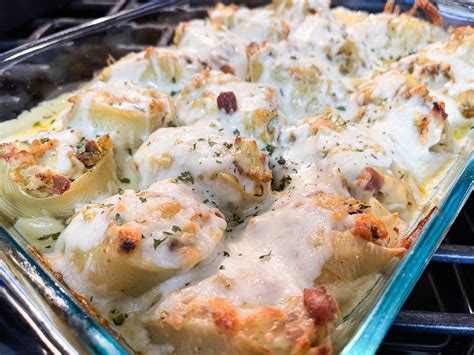 Chicken & Stuffing Stuffed Shells – Catherine's Plates