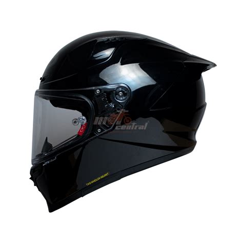 KYT Striker Plain Gloss Black Helmet– Moto Central