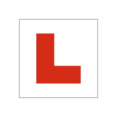 L Plate Emoji