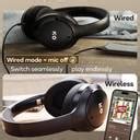 GOBOULT Q 70Hr, ENC Mic, 40mm Bass Boosted Drivers, 4EQ Modes, 5.4v ...