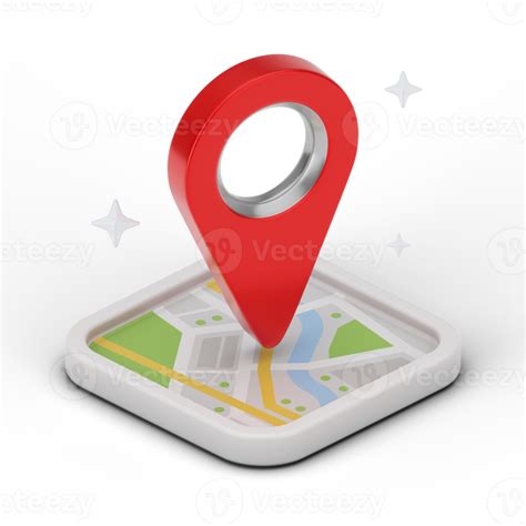 3D Map Pin PNG File 的图像结果