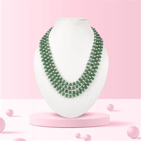 Semi Precious Gemstone beaded Necklace – Raj Gems