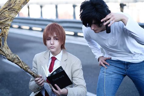 Light and L Death Note Cosplay - The phone | Death Note Amino