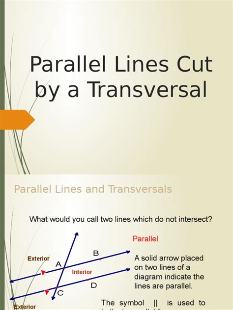 Image result for How to Do Parallel Line without a Transversal