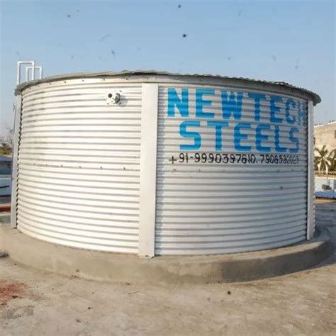 DM Water Tank - 400 KL Raw Zincaluminium Water Storage Tank ...