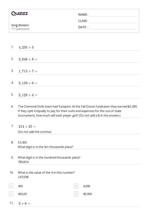 Image result for Basic Long Division Steps
