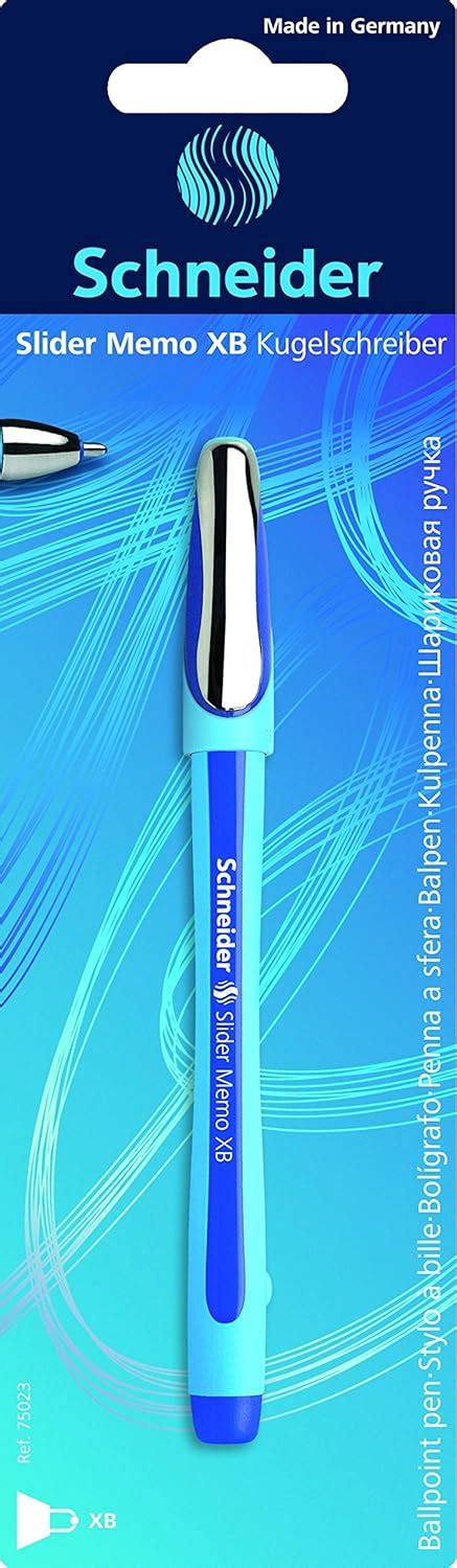 Schneider Memo XB Blue Ink Ballpoint Pen by Schneider Memo XB Blue Ink ...