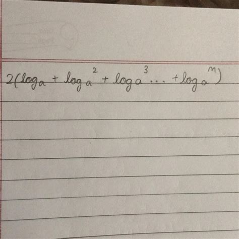 find the value of the above logarithm question. - Brainly.in