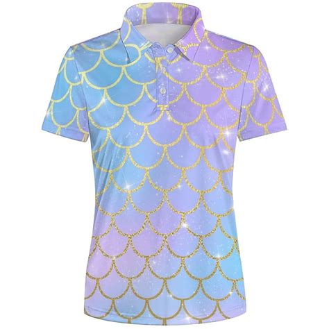 Obersheen Plus Size Womens Golf_Polo_Shirts 1/4 Button Neck Short ...