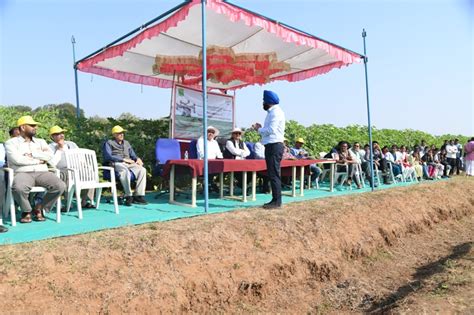 Pesticide application in cotton through drone at Entomology Farm ...