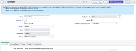 ServiceNow Data Import 的图像结果