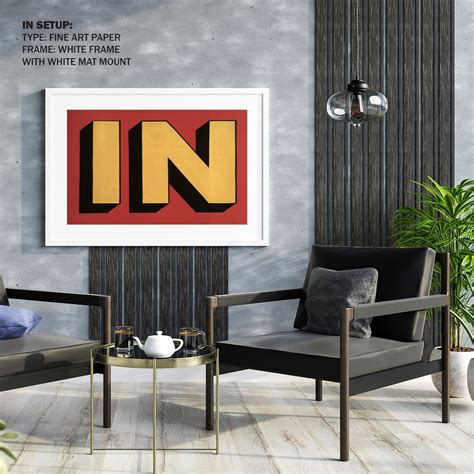 Buy I N Pop Art Painting & Art Print Online India at Best Price ...