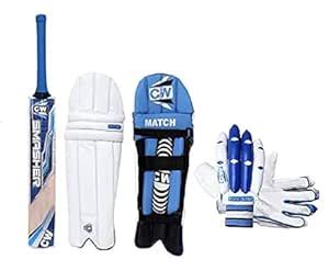 Buy CW Trainer Red Blue Wooden Cricket kit for All Age Groups Kashmir ...