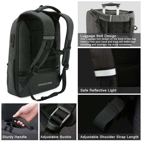 Buy Laptop Backpack, Slim Business Travel Computer Bag with USB ...