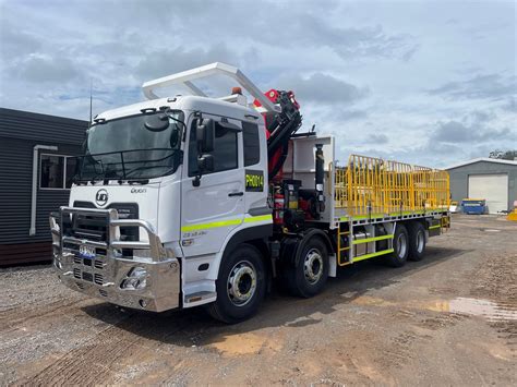8x4 Crane Truck for Hire — Powermac Hire