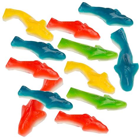 Kervan Gummi Sharks Assorted Bulk Bag 5lb - 1ct - I Got Your Candy