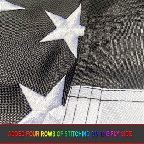 Buy Heavy Duty Thin Red Line American Flag 3x5 Ft-Longest Lasting ...