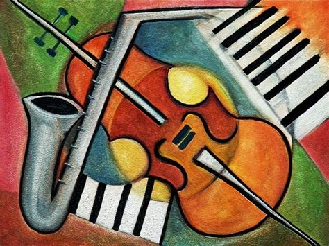 Image result for Musical Instruments Painting
