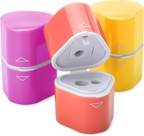 Mr. Pen- Pencil Sharpener for Colored Pencils, 3 Pack, 3 Hole, Pencil ...