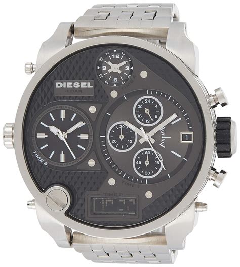 Buy Diesel Analog-Digital Black Dial (Big Dial) Men's Watch - DZ7221 at ...